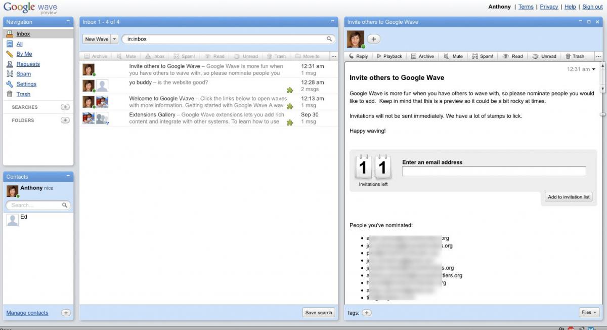 Google Wave Preview